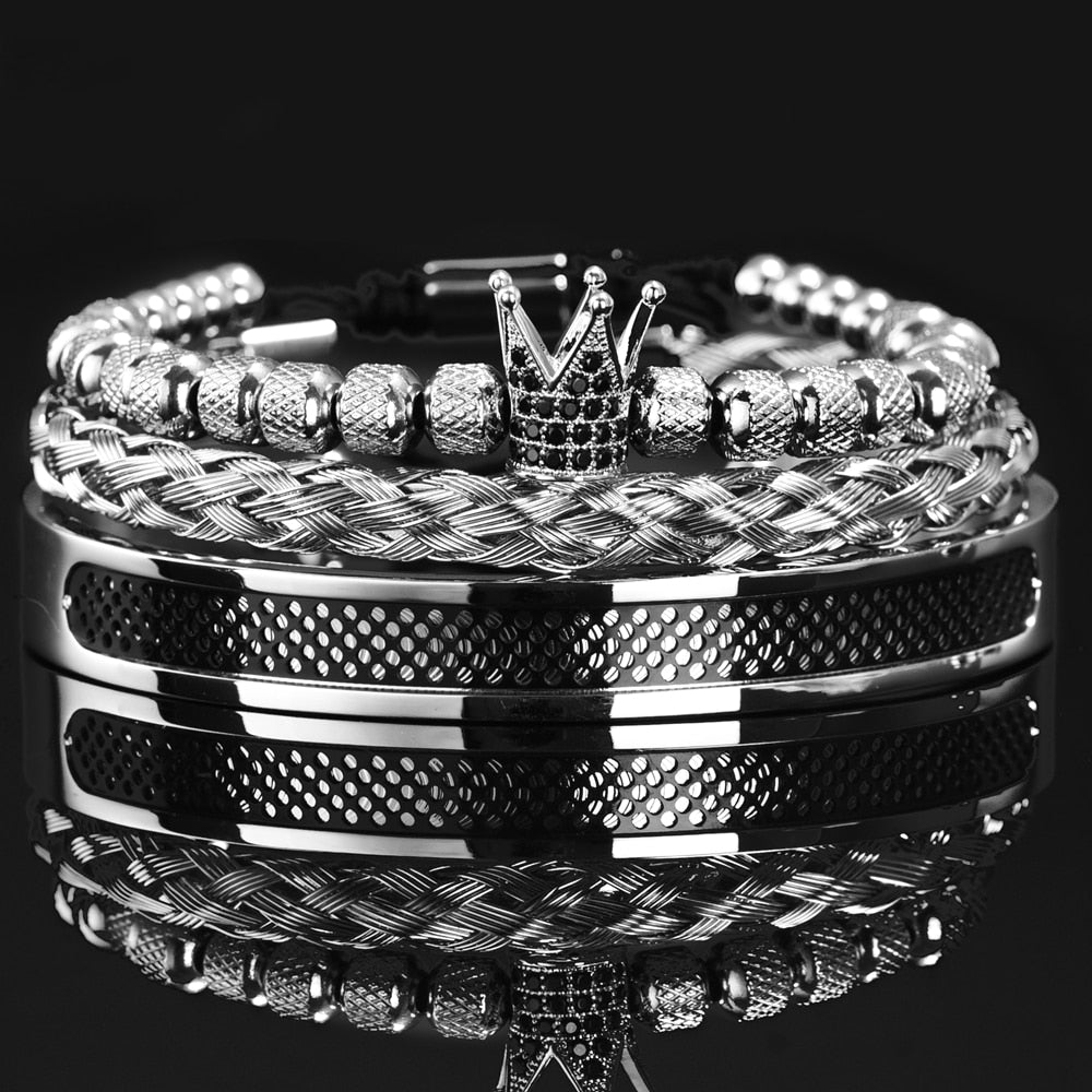 Pulseira Império Romano - 3 pcs