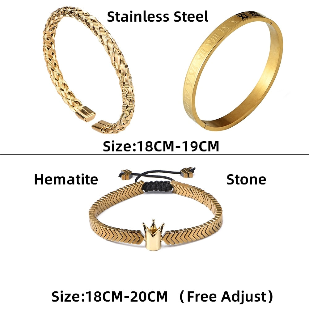 Pulseira Imperatore Versão 2 - 3 peças