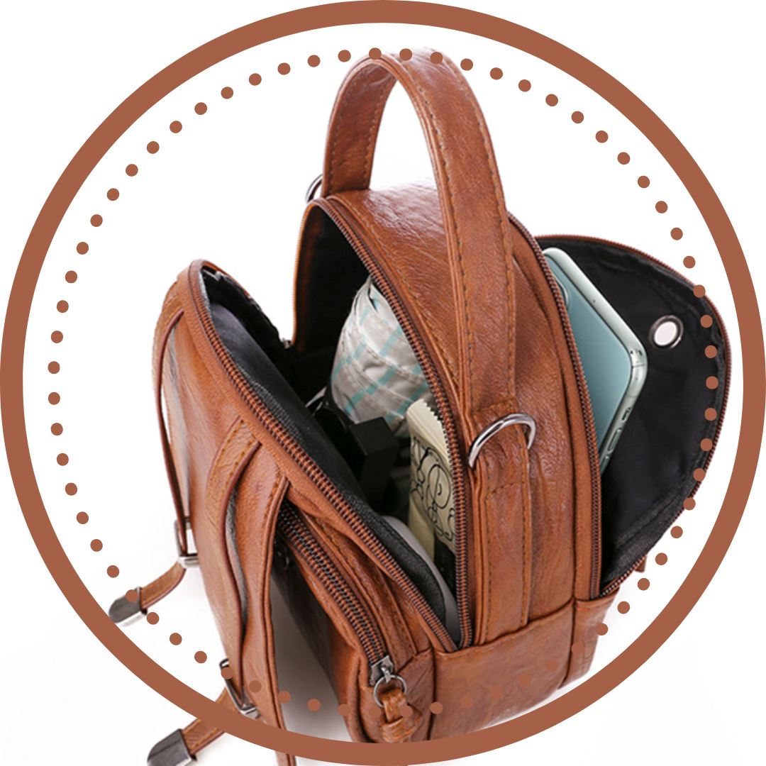 Bolsa de Ombro de Couro Mirella