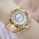 Relógio e Bracelete Victoria Cravejado