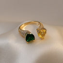 Anel de Cristais e Esmeralda Giunia