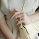 Anel de Cristais e Esmeralda Giunia