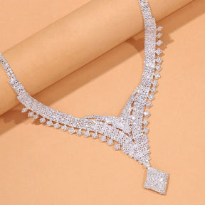 Conjunto 4 Peças em Prata 925 com Zircônia