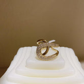 Anel Cristal de Saturno 18k