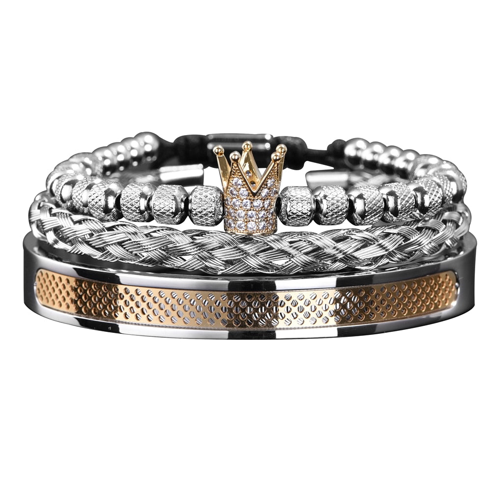 Pulseira Império Romano - 3 pcs