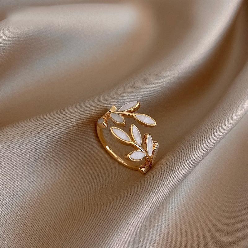 Anel Fiore Banhado 18K