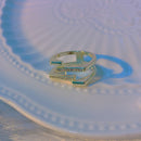 Anel Tizzi com Cristais e Banhado 18K