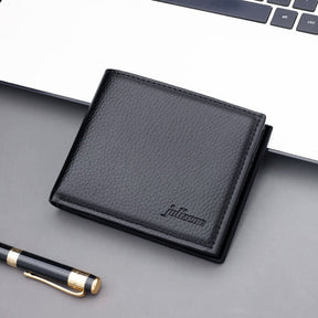 Carteira de Couro Masculina Julizenn Slim Classic