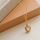 Colar Banhado a Ouro 18K com Pingente de Coração