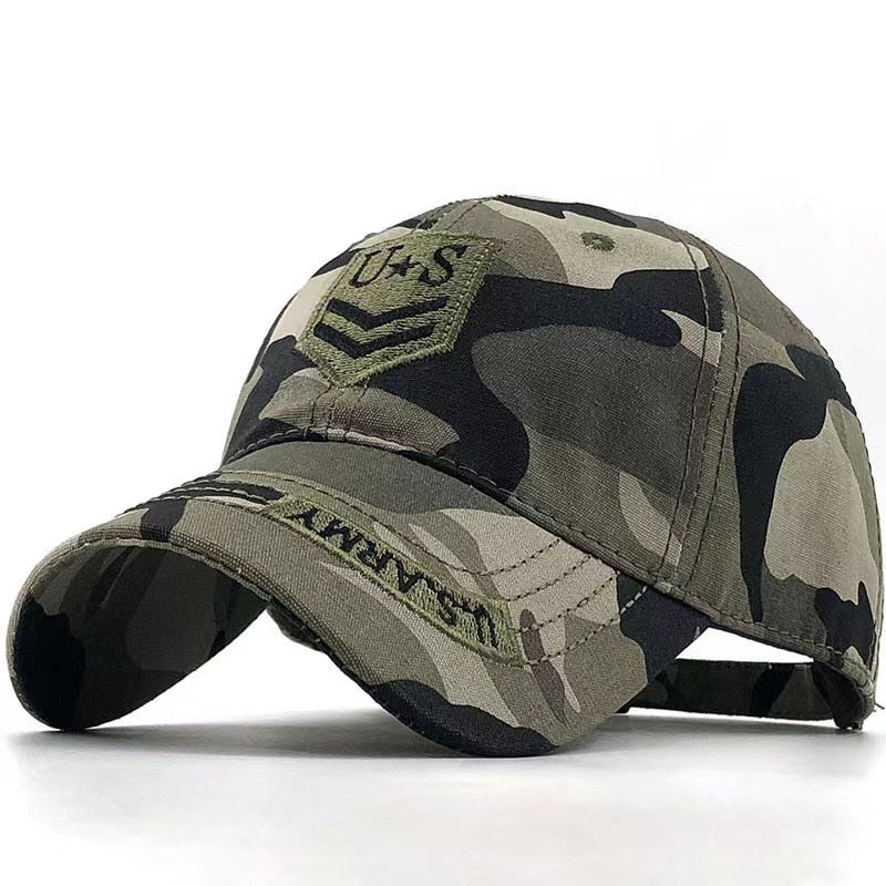 Boné Militar Camuflado USA