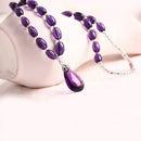 Colar Protetor de Pedras de Ametista