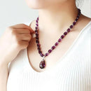 Colar Protetor de Pedras de Ametista