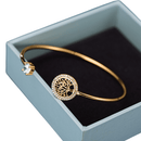 Bracelete Pulseira Árvore da Vida de Zircônia