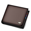 Carteira de Couro Masculina Bison com Bloqueio RFID