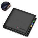 Carteira de Couro Masculina Bison com Bloqueio RFID