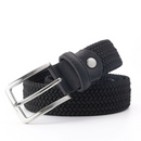 Cinto de Couro e Lona Trançado Mendez