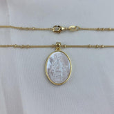 Colar Virgem Maria de Madrepérola