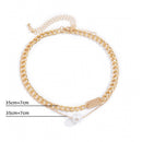 Colar de Pérola e Corrente Ouro 18K