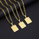 Colar Letra Inicial Banhado a Ouro