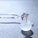 Colar Feminino de Opala Maçã