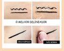 Delineador Preto com 2 Pontas - Secagem rápida