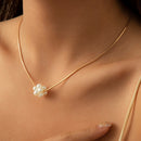 Colar Fiori de Pérola Solitária