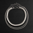 Kit de Colares Pérola e Prata - 4 Peças