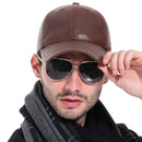 Boné de Couro Biker