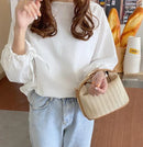 Bolsa Transversal de Palha Tropically