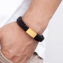 Pulseira de Couro Artesão